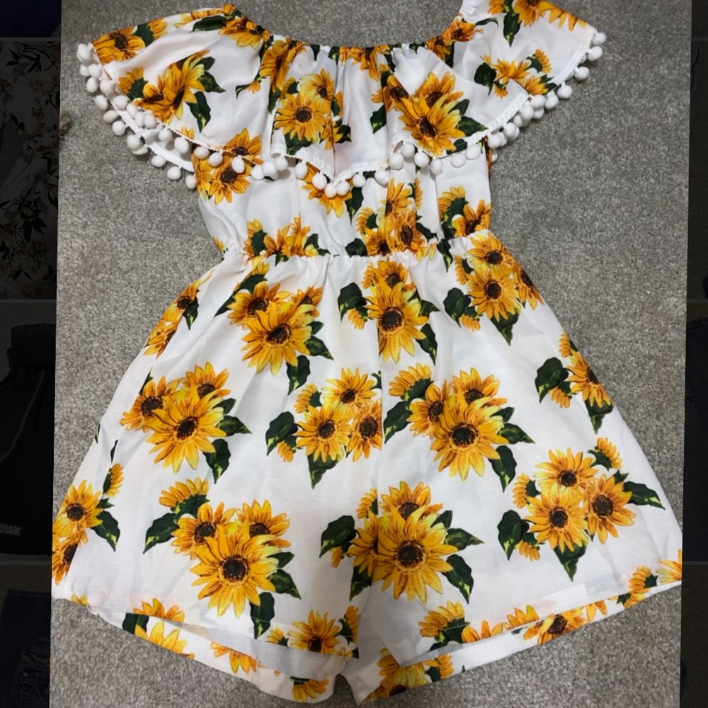 Sunflower romper